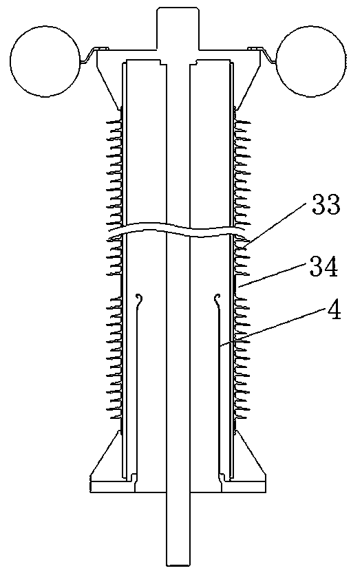 High-voltage bushing and high-voltage electrical equipment of using same