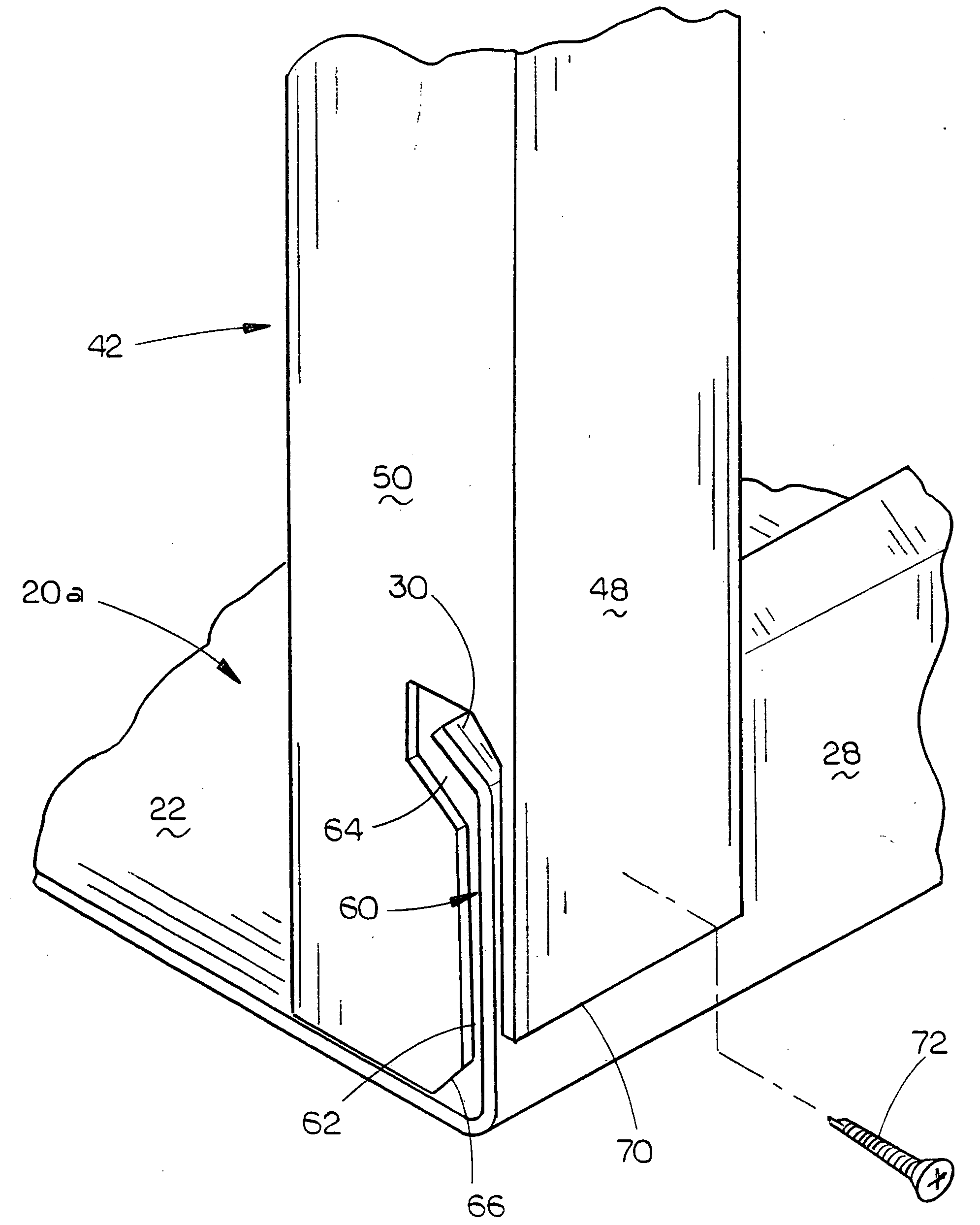 Metal stud for a wall or roof system