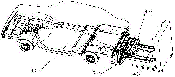 A fast folding anti-collision type electric vehicle bumper assembly
