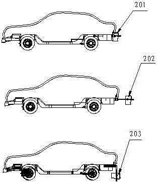 A fast folding anti-collision type electric vehicle bumper assembly