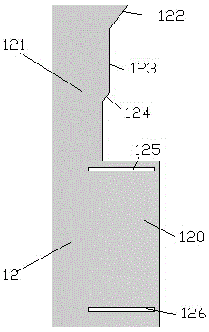 Adjustable power line connection locking device for construction machinery