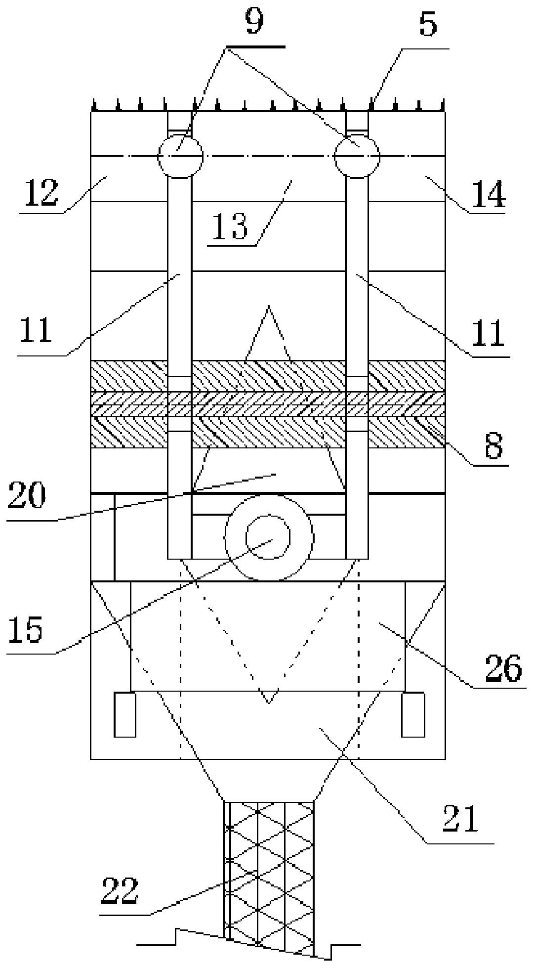 Three-way mining robot and three-way mining robot test coal cutting system for test