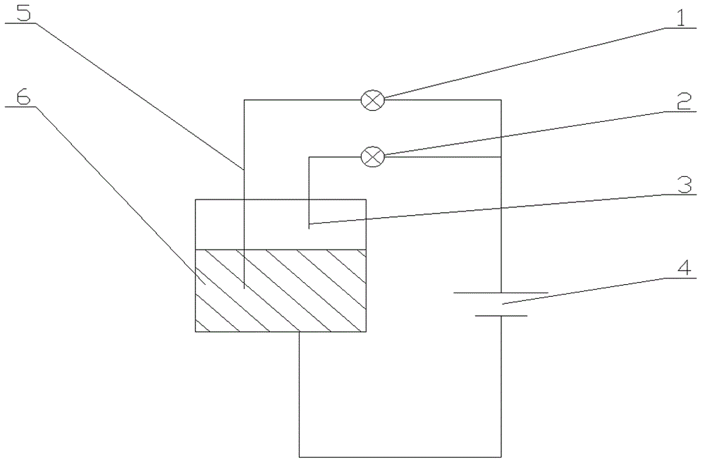 Liquid metal level probe and using method thereof