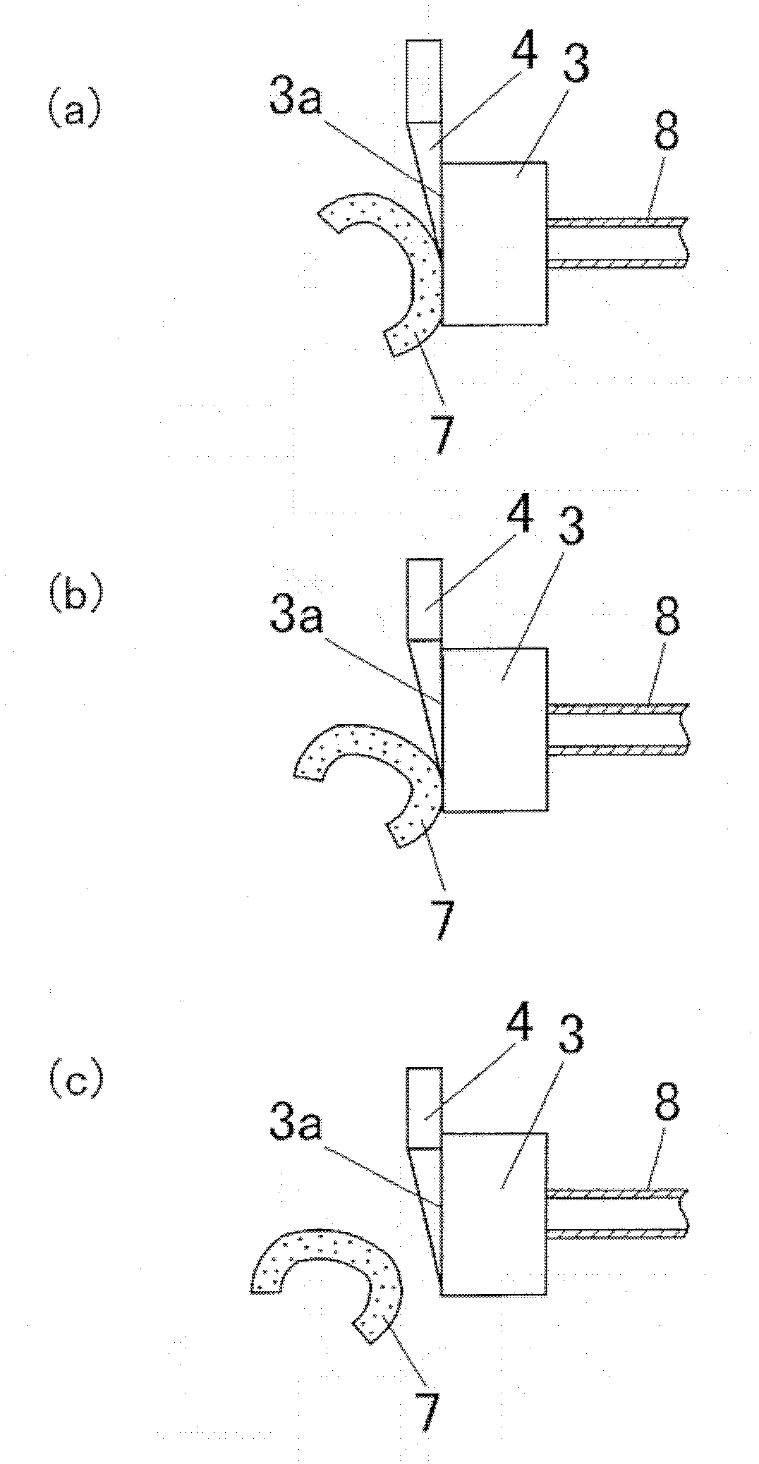 Extrusion processing method and extrusion processing device