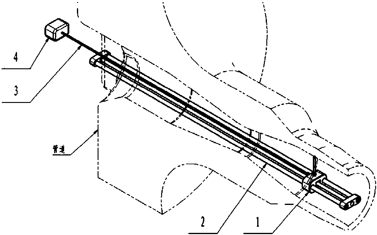 Nuclear reactor pressure vessel pipeline inner wall debubbling device and method