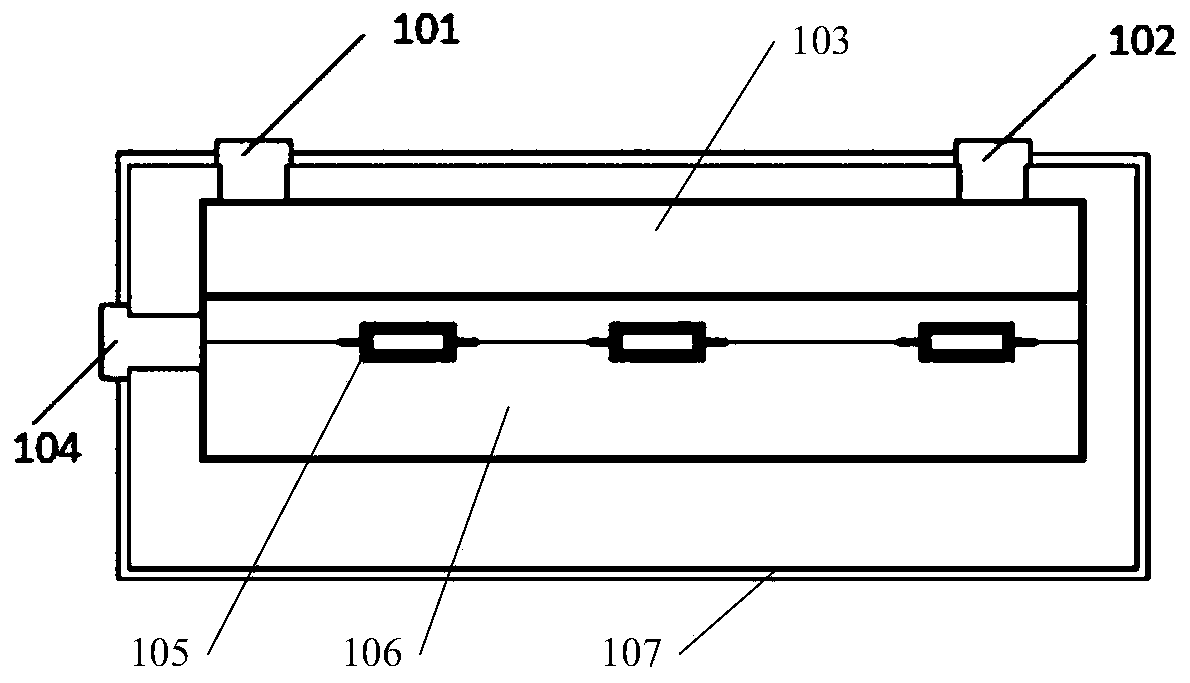 Microwave load for 0-6 GHz calorimetric microwave power meter