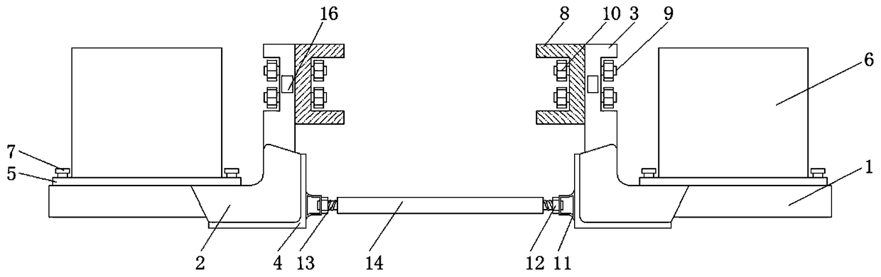 Adjustable battery holder for pure electric vehicle