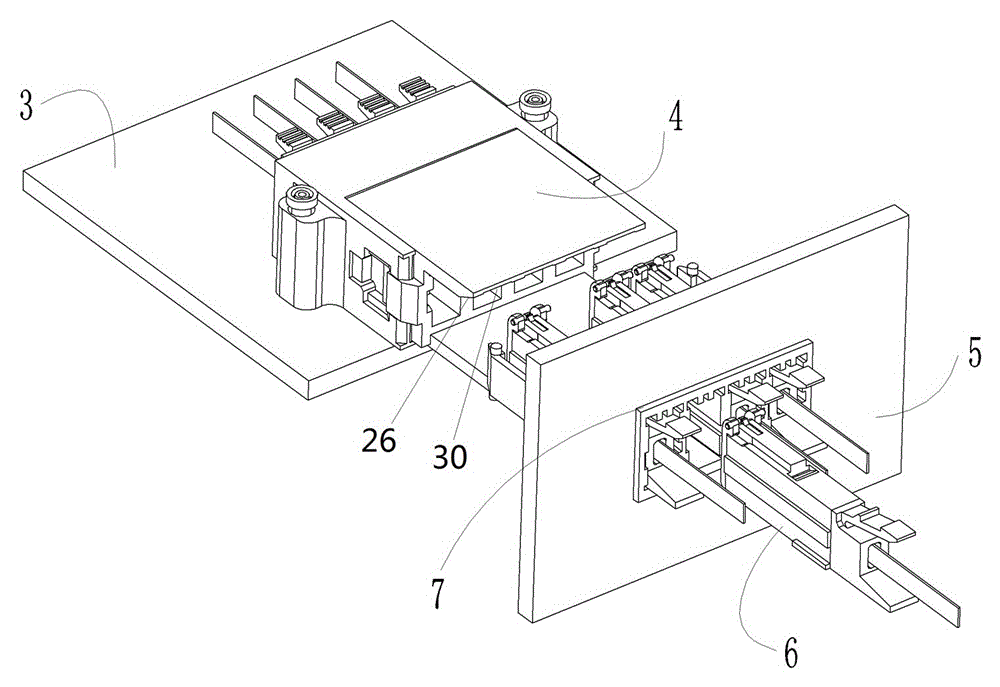 Contact module housing, contact module and optical fiber connector