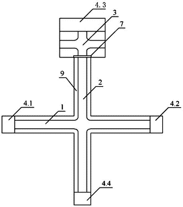 Double-deck semi-closed automatic "ten"-shaped maze for domestic pigeons