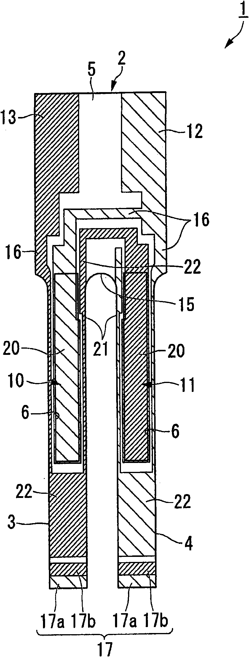 Piezoelectric vibrating reed, piezoelectric vibrator, oscillator, electronic device, radio-controlled clock, and method for manufacturing piezoelectric vibrating reed