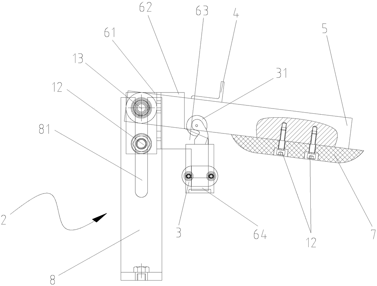 Detection device for detecting driving chain fracture and loosing of escalator