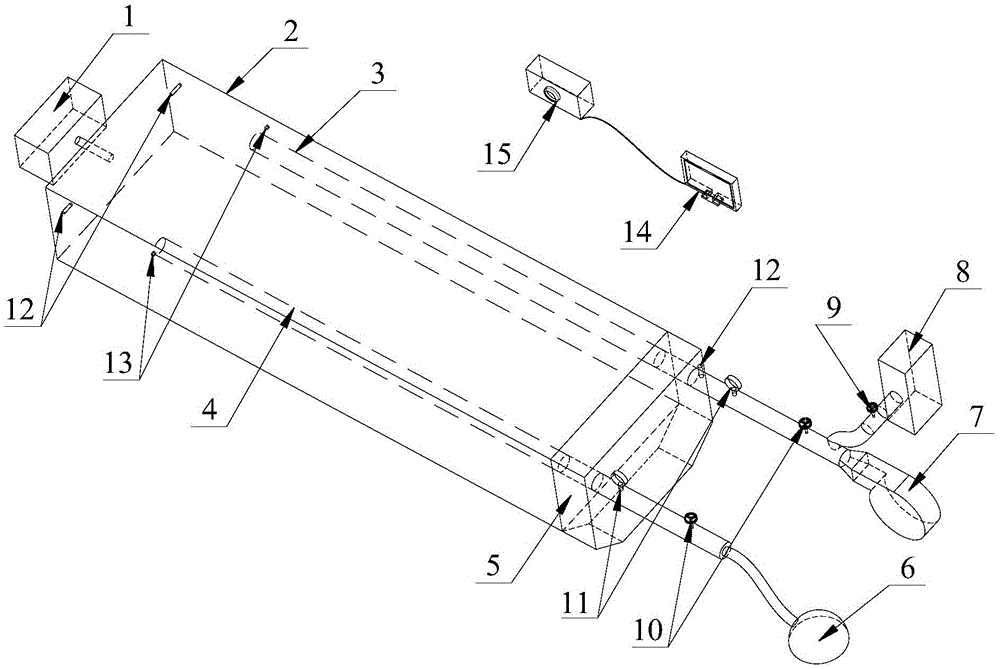 Visual experiment deice and method for simulating dust transfer in thermal and humid environment of fully mechanized face tunnel