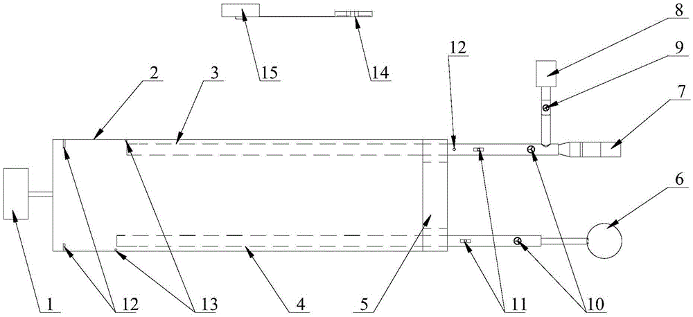 Visual experiment deice and method for simulating dust transfer in thermal and humid environment of fully mechanized face tunnel