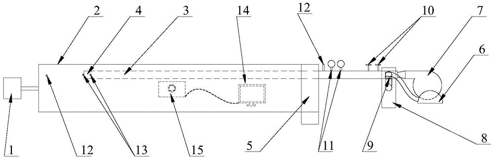 Visual experiment deice and method for simulating dust transfer in thermal and humid environment of fully mechanized face tunnel