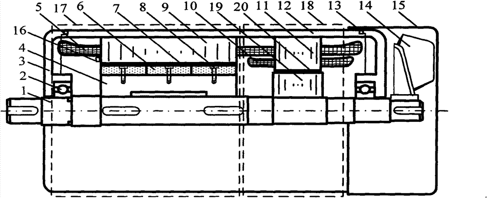 Paratactic structure hybrid excitation synchronous machine (HESM) and alternating current excitation control system thereof