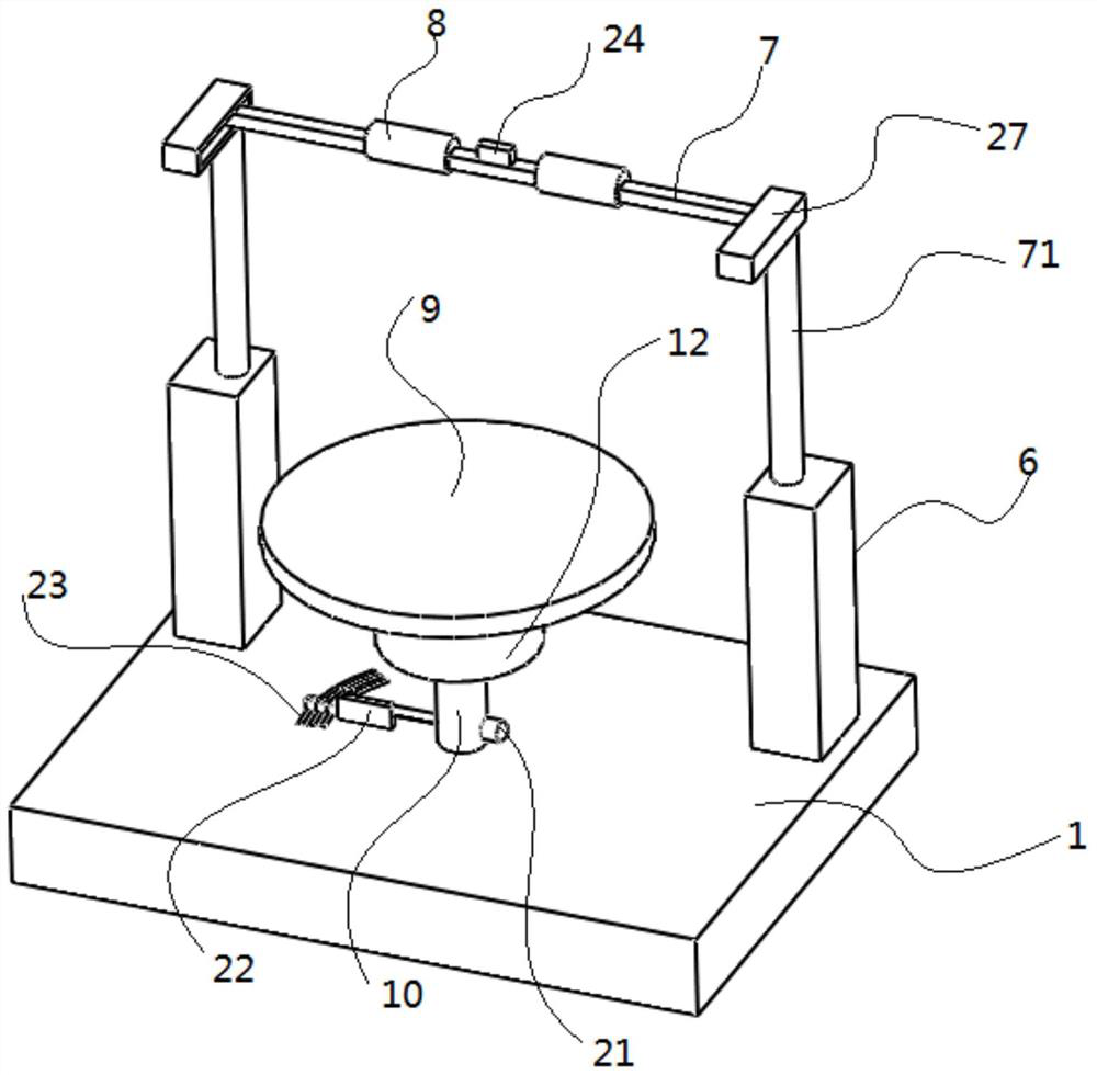 An auxiliary device and method for cheerleading rotation training