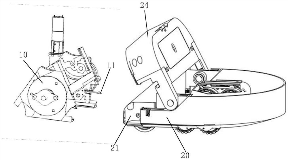 Cleaning system and method for disassembling cleaning unit of cleaning system