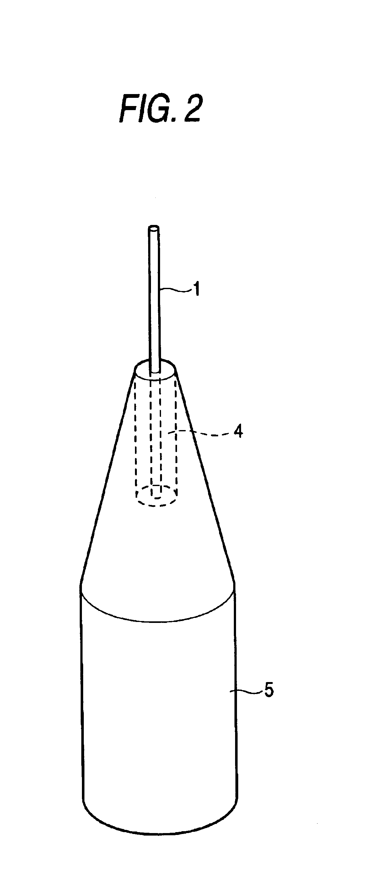 Emission source having carbon nanotube, electron microscope using this emission source, and electron beam drawing device
