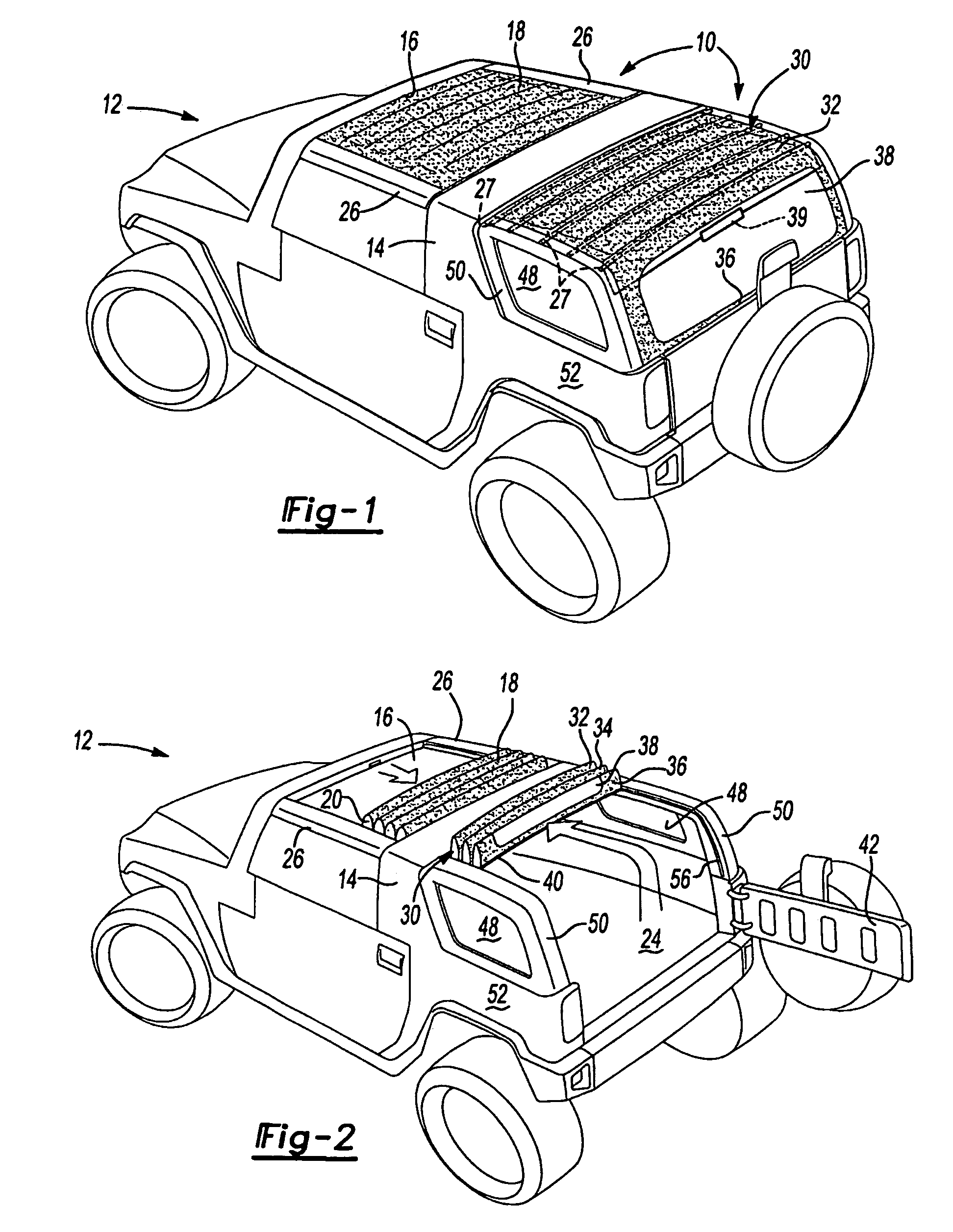 Modular convertible top