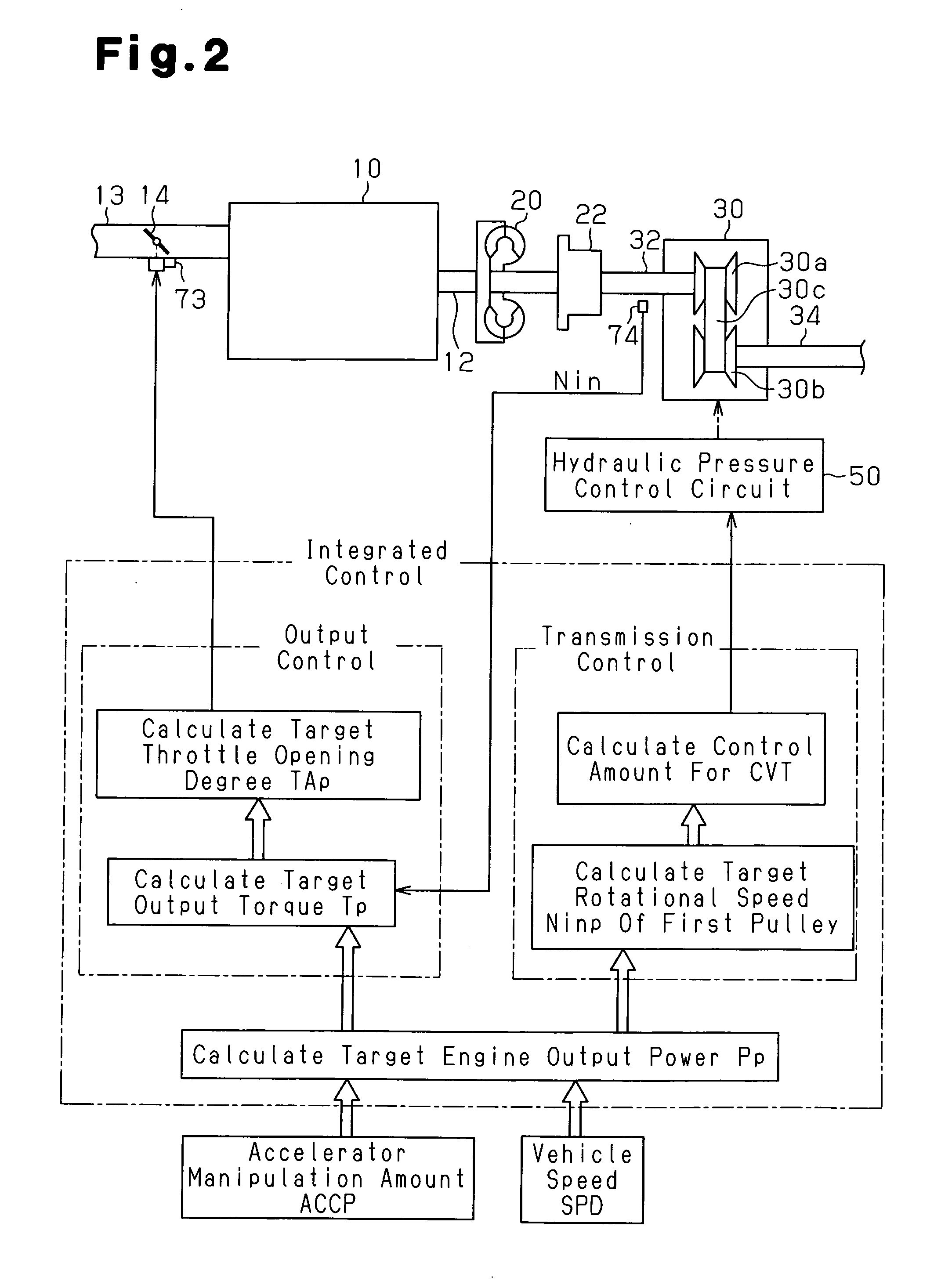 Output control device for internal combustion engine