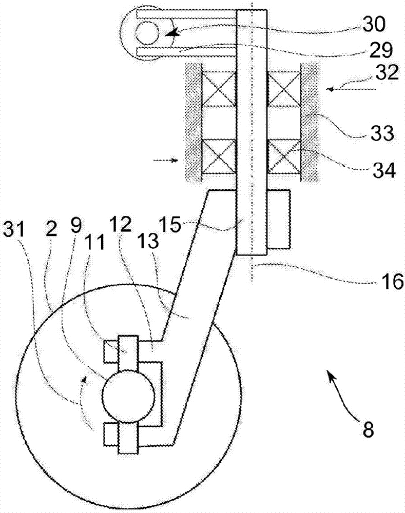 Torque mounting of the actuator on the clutch housing/transmission housing