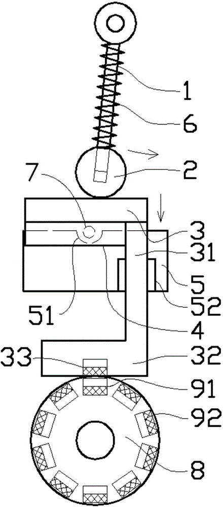 Impact type high-speed weft cutting device