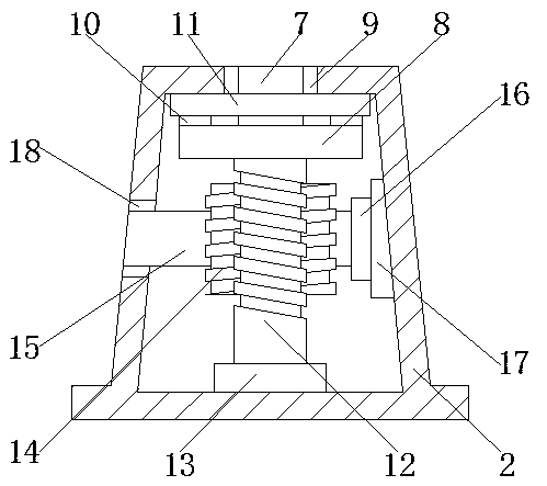 Mounting bracket for air environment monitoring equipment