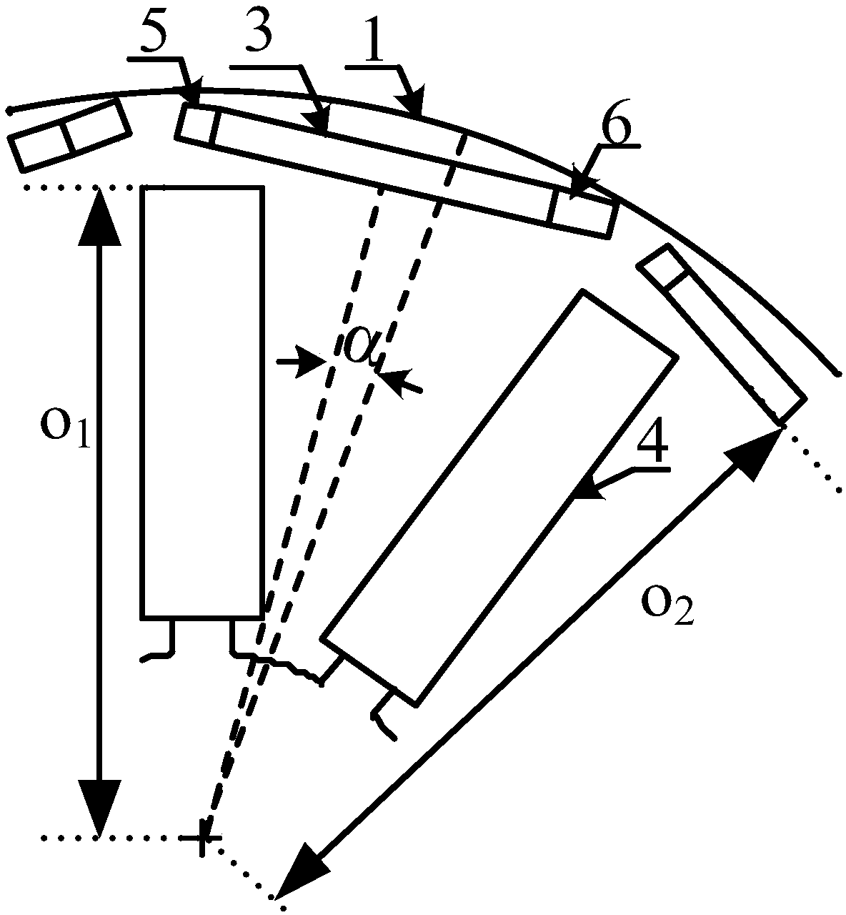 High-torque-density asymmetrical rotor structure
