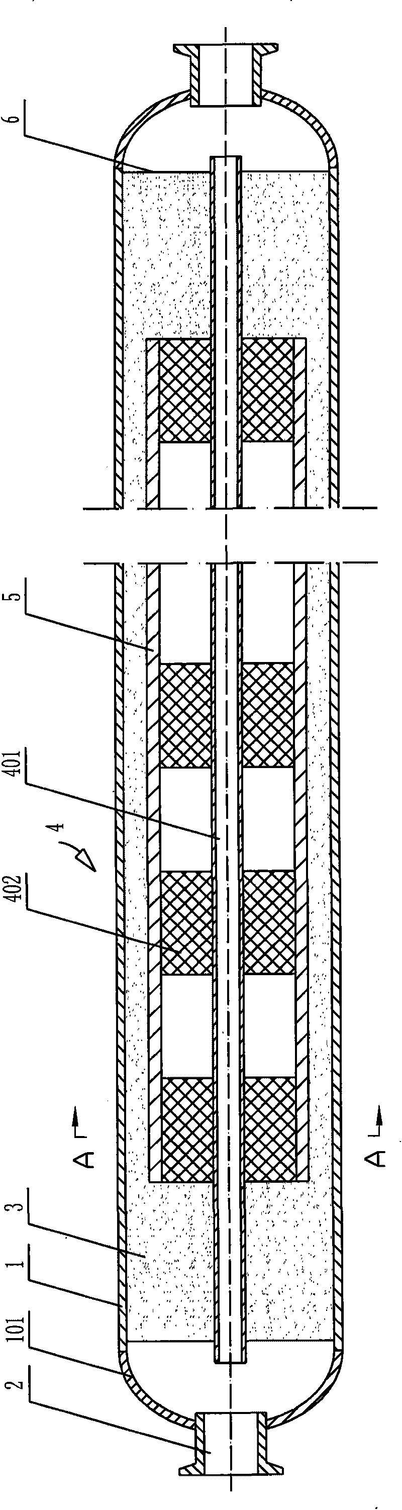 Magnetizing water treatment device