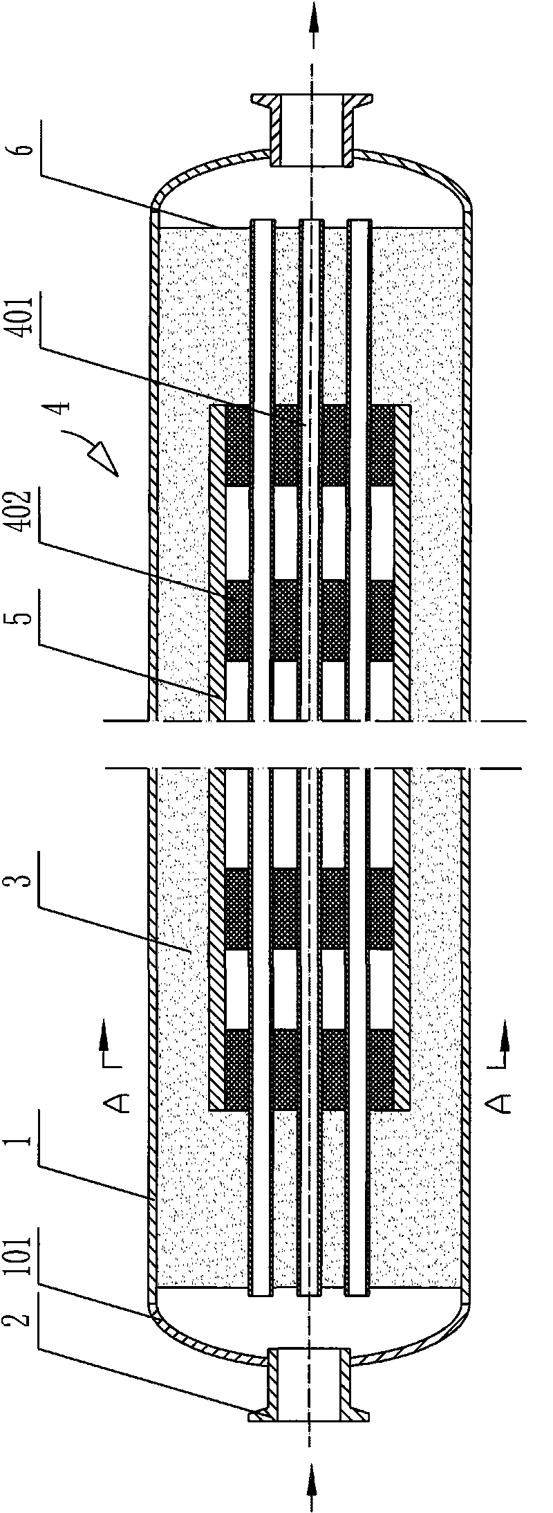 Magnetizing water treatment device