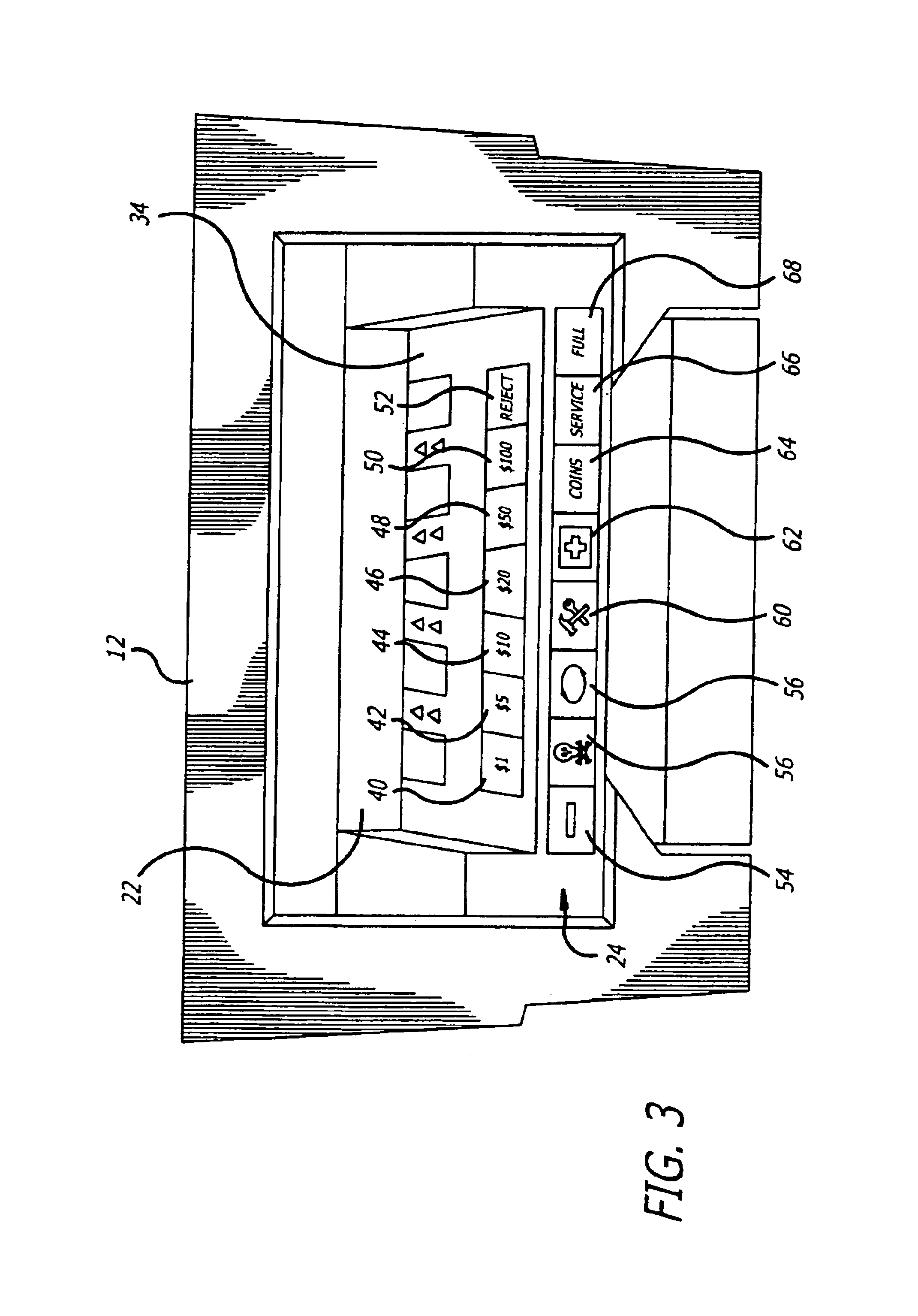 Enhanced bezel for currency acceptor