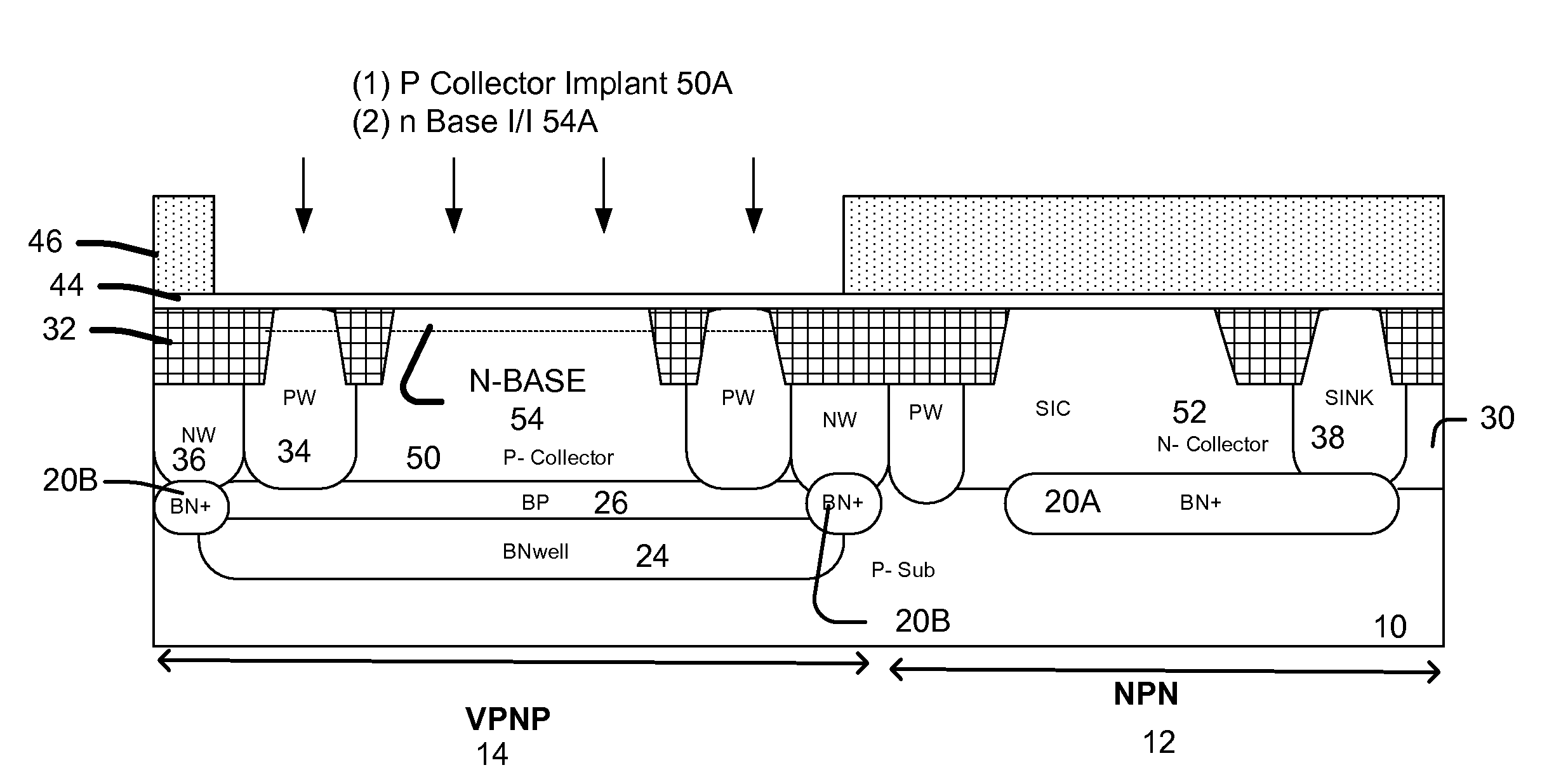 SELF-ALIGNED VERTICAL PNP TRANSISTOR FOR HIGH PERFORMANCE SiGe CBiCMOS PROCESS