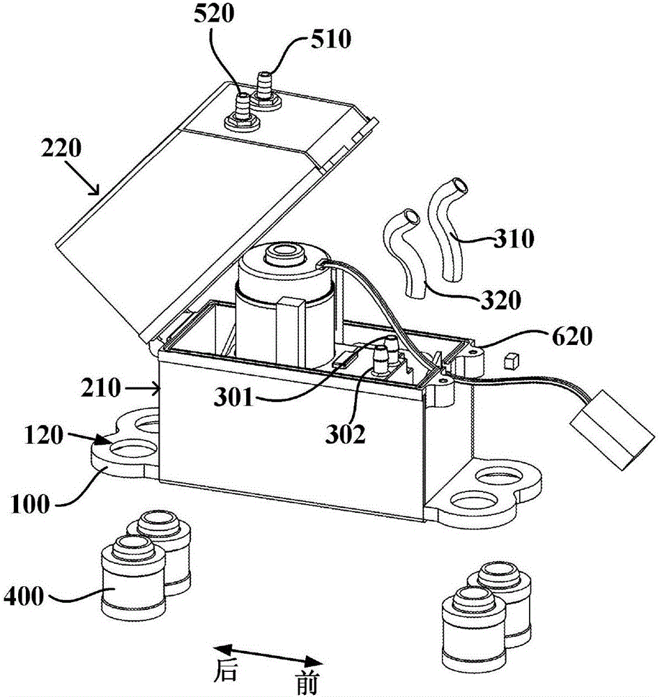 Air extracting pump assembly and refrigerating and freezing device