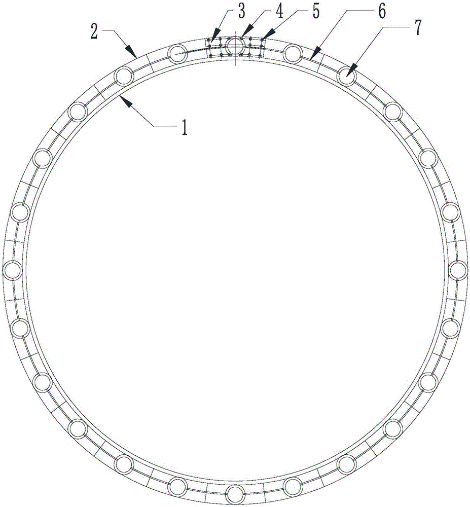 Steel-plastic composite anti-wear plate for water guide sealing structure of water turbine