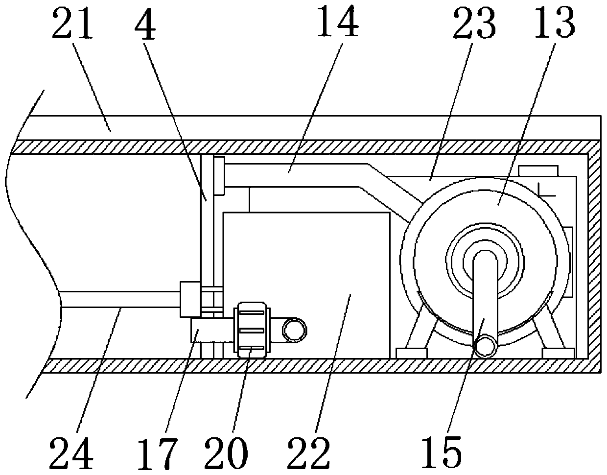 New-energy winter heating device for domestic use