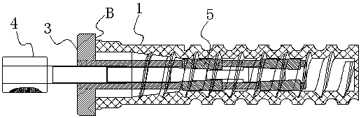 Swelling positioning detection tool for detecting perpendicularity of casing pipe type product and detection method