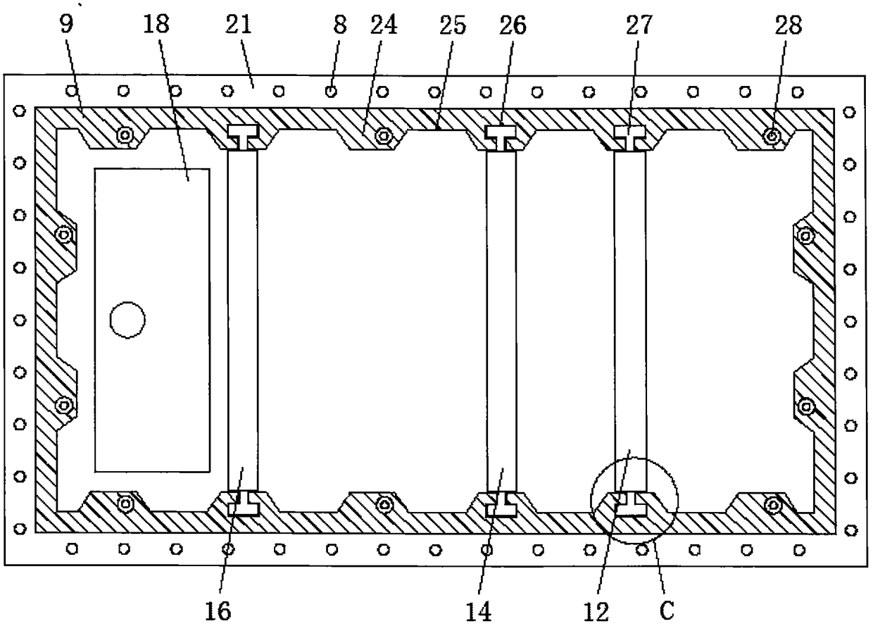 Plastic septic tank