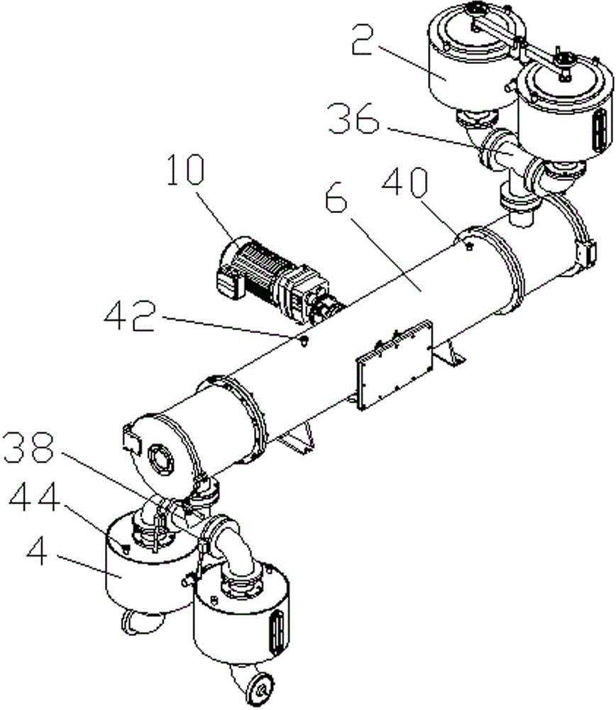 Equipment for performing modified treatment on medium and large particle seeds by using cold plasma