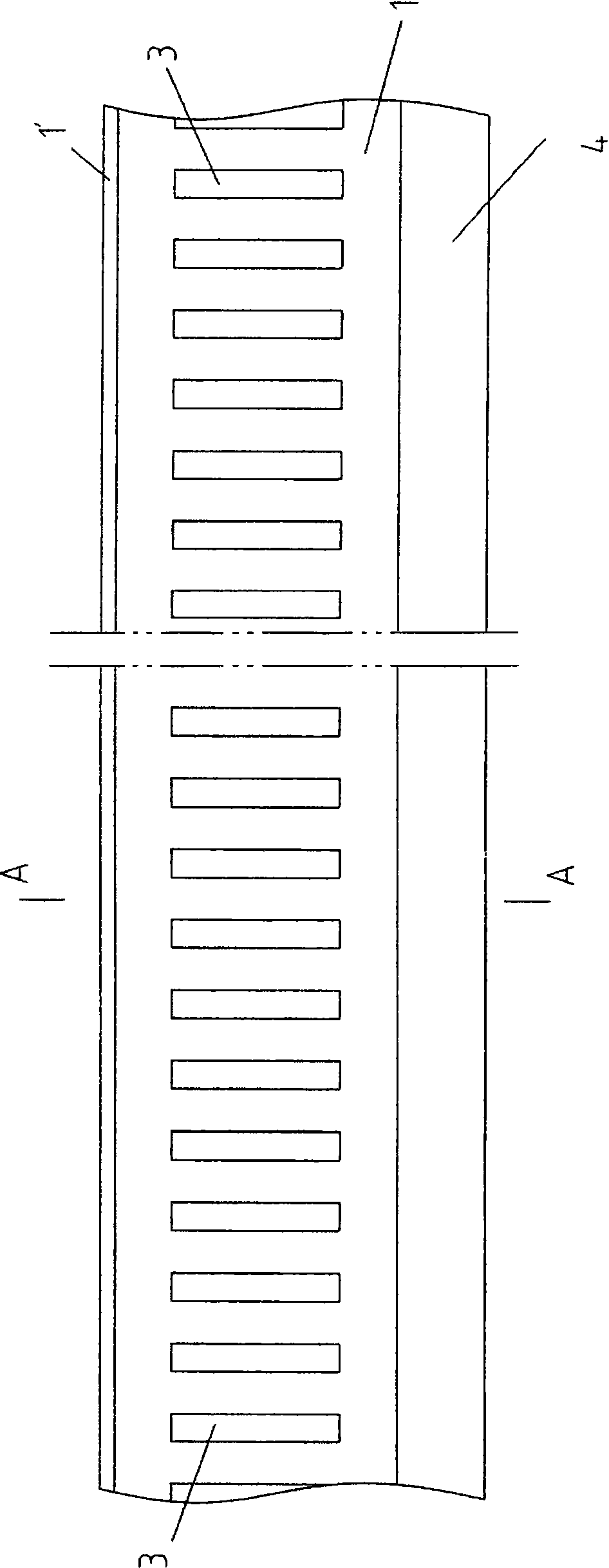 Inverted T-shaped composite monorail