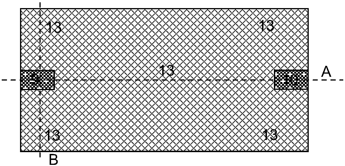 H-shaped grid-control source-drain symmetrically-changeable tunneling transistor and manufacturing method thereof