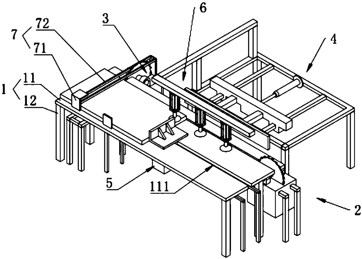 Laminated sawing machine