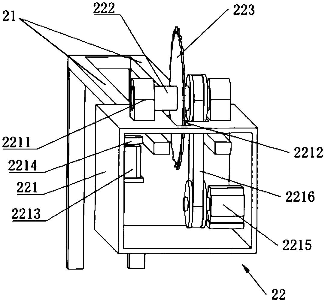 Laminated sawing machine