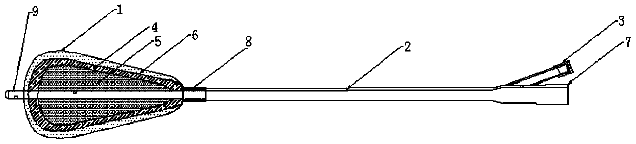 Balloon uterine stent for preventing adhesion of uterine cavity