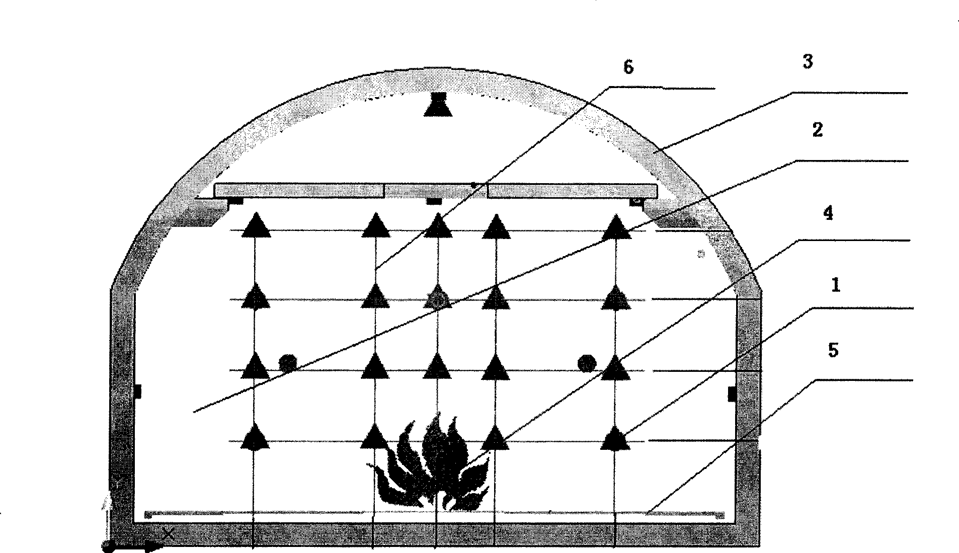 Test point putting rack for overall arrangement of test points in large-scale experiment