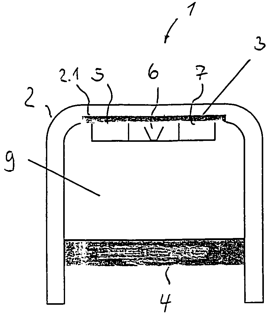 Method for determining an interior temperature of a passenger area of a motor vehicle, arrangement for execution of the method, and a temperature sensor