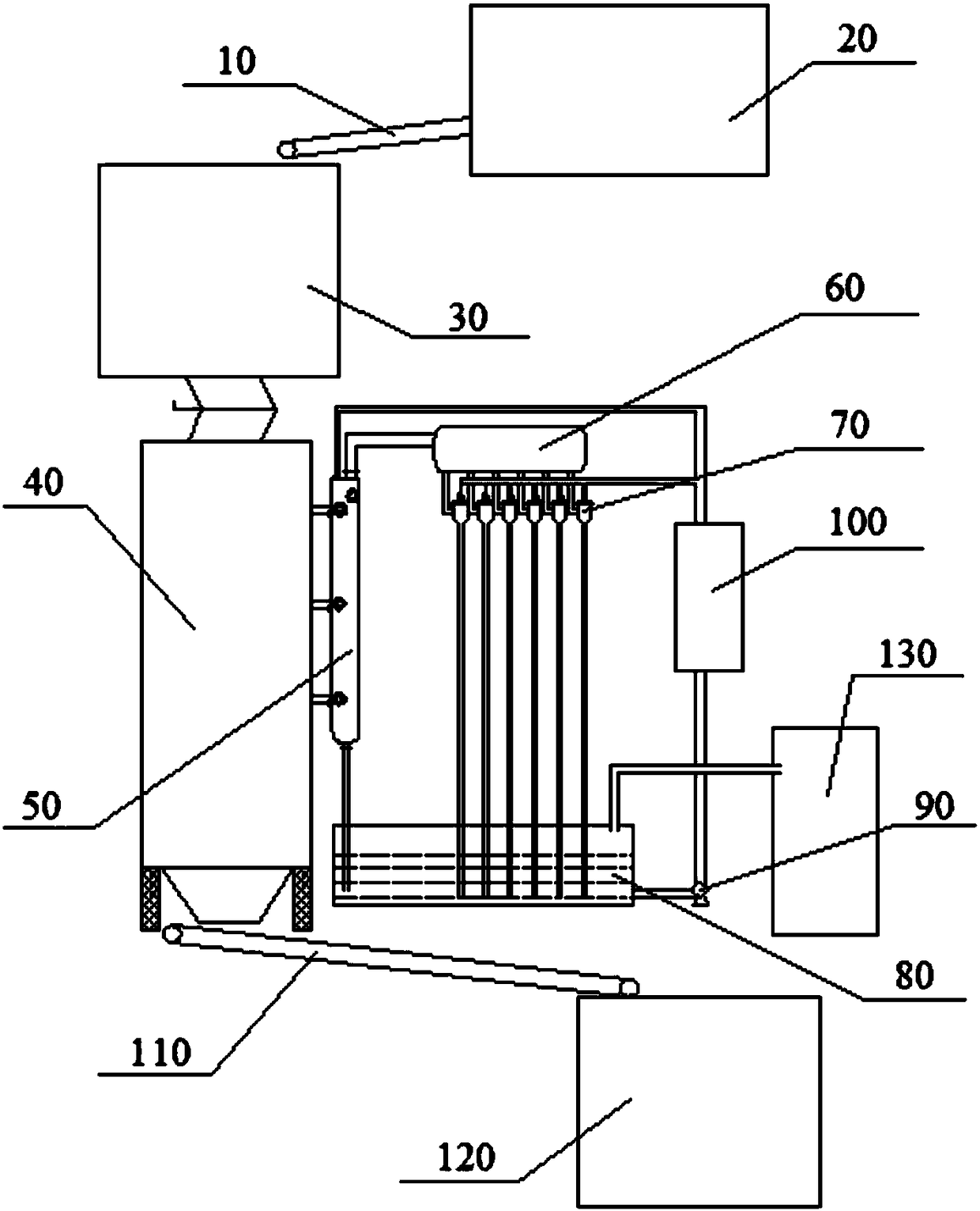 Efficient recovery process and device for waste mercury catalyst