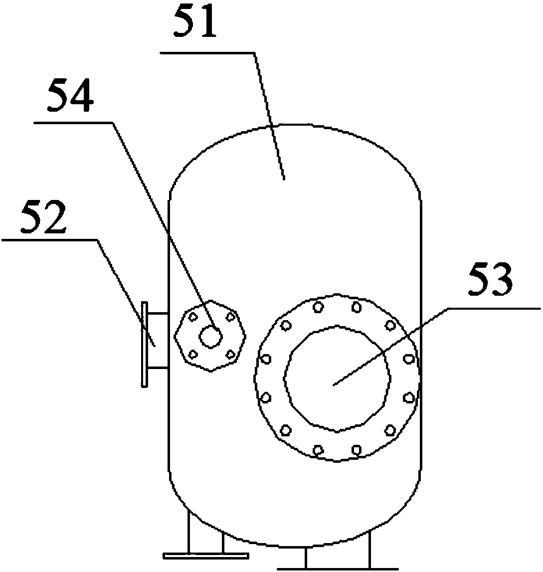 Efficient recovery process and device for waste mercury catalyst