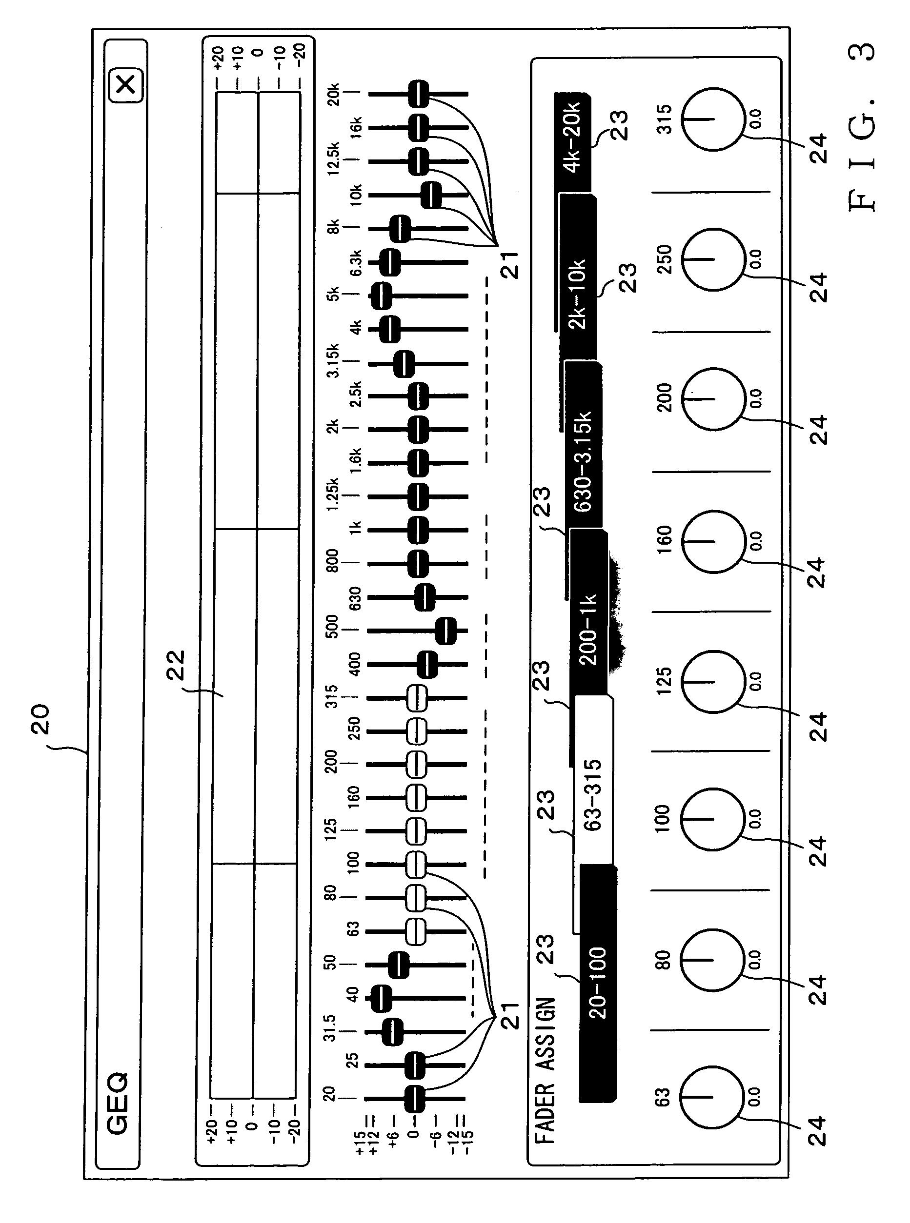 Parameter setting apparatus and method for audio mixer