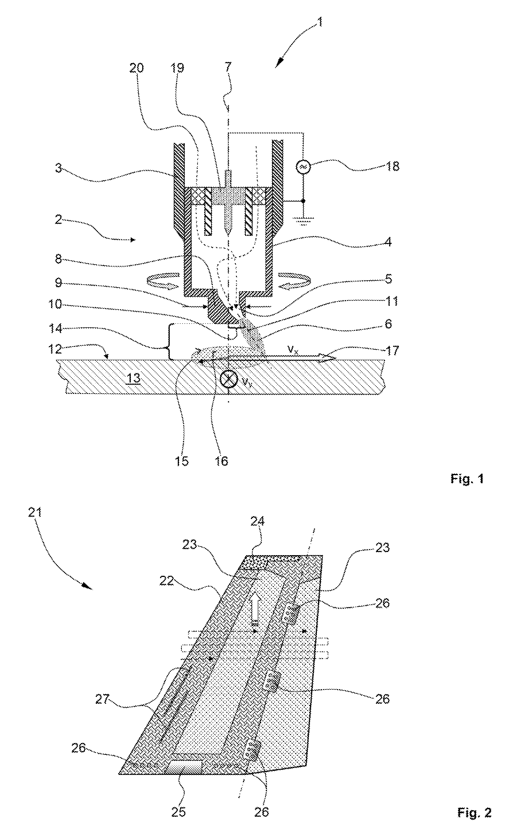 Method for plasma treatment and painting of a surface