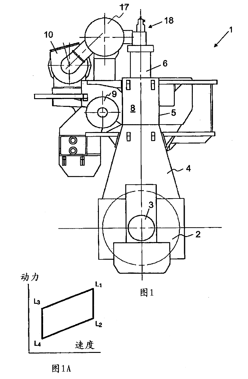 Exhaust valve assembly for a large two-stroke diesel engine